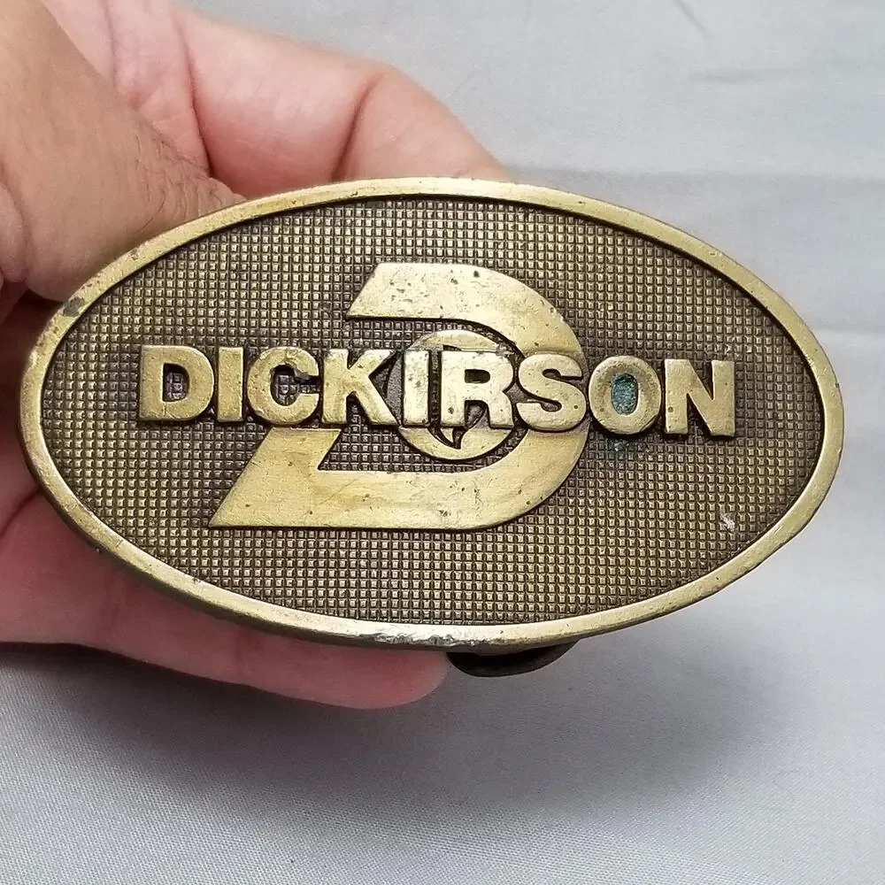 Vintage Belt Buckle The Dickirson Corporation Oil‎ Field West Virginia WV